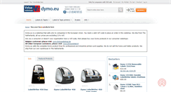 Desktop Screenshot of dymo.eu