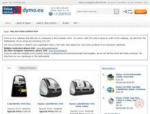 Tablet Screenshot of dymo.eu
